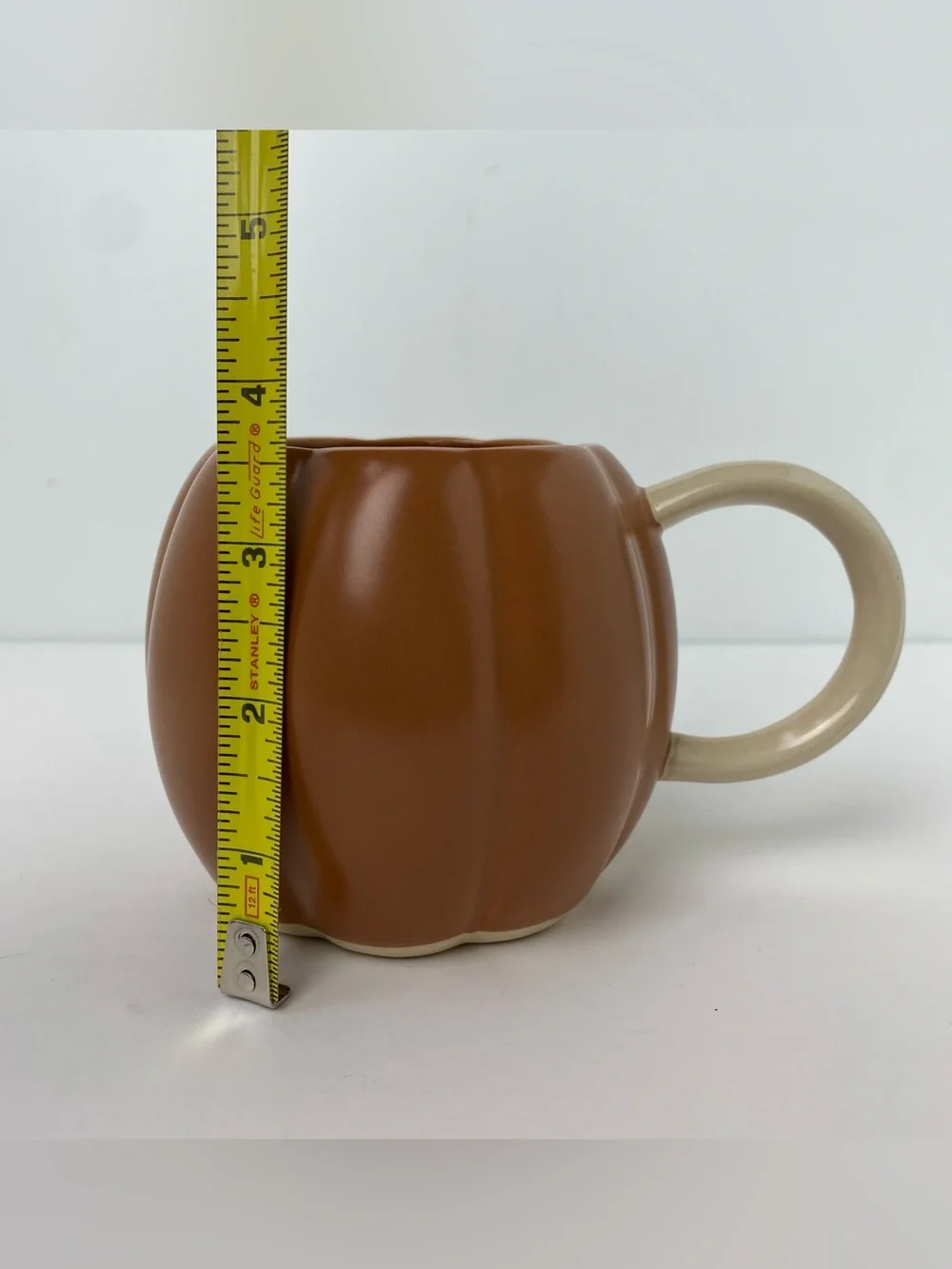 West Elm Pumpkin Shaped Mug